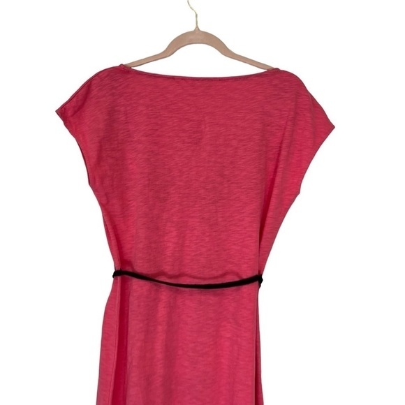 Boden Tanya Embroidered Short Sleeve Jersey Dress Pink Navy Blue - Picture 8 of 13